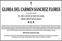 Gloria del Carmen Sánchez Flores